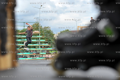 Gdansk. Plac Zebran Ludowych. Festiwal Sportow Ekstremalnych...