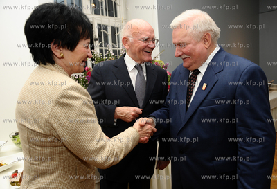 Gdansk - Oliwa. Palac Opatow.  Uroczystosc 67. urodzin...