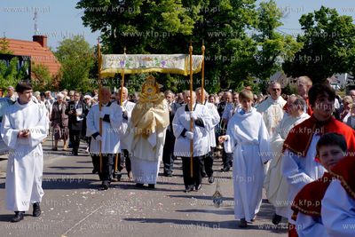Procesja Bozego Ciala parafii sw. Maksymiliana Kolbe...