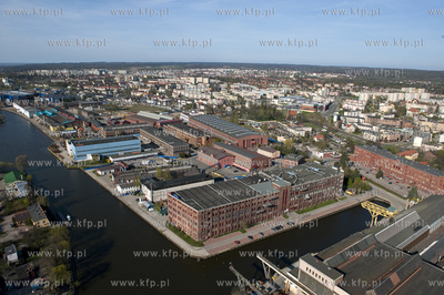 Elblag z lotu ptaka. 19.04.2009 fot. Kacper Kowalski...