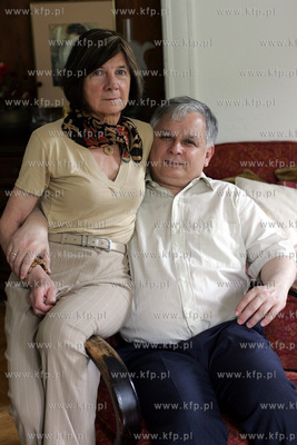 Lech Kaczynski z zona Maria. 25.05.2005 fot. Wojtek...