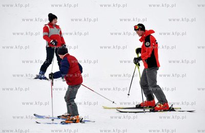 Stok narciarski w Przywidzu na Kaszubach. Na miejscu...