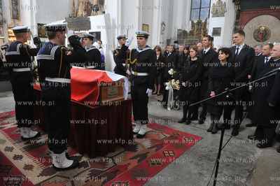 Bazylika Mariacka w Gdansku. Uroczystosci pogrzebowe...