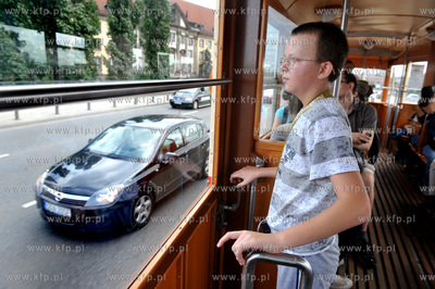 Jedna z gdanskich atrakcji turystycznych jest Tram...