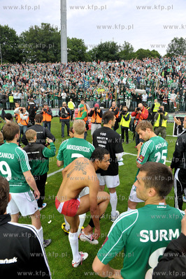 Mecz pilkarski ekstraklasy Lechia Gdansk - Zaglebie...