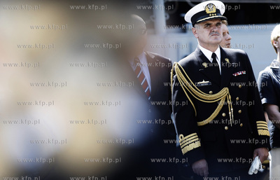 Gdynia Oksywie. Port Wojenny. Admiral floty Tomasz...