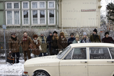 Sopot - plan zdjeciowy filmu "Chwila nieuwagi, czyli...