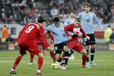 Gdansk.PGE Arena. Mecz towarzyski Polska - Urugwaj....