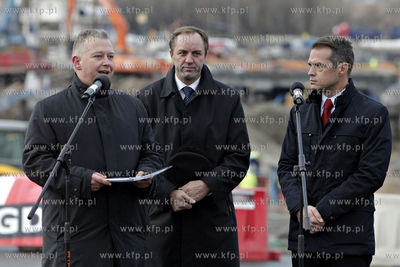 Uroczyste otwarcie polaczenia drog krajowych: Trasa...