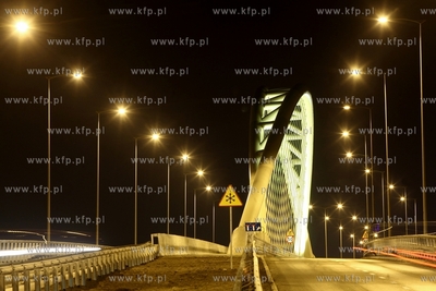 Gdansk Letnica. Wiaduktu przy PGE Arenie w ciagu Trasy...