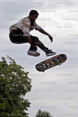 Gdansk. Plac Zebran Ludowych. Baltic Games -  Festival...