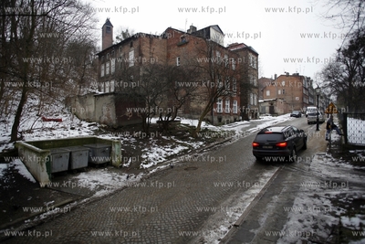 Biskupia Gorka w Gdansku. Kamienice przy ul. Na Stoku.
10.12.2013
fot....