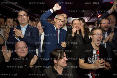 Gdańsk. Restauracja Barbados. Wieczór wyborczy. Ogłoszenie...