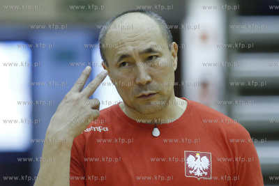 Gdańsk. Hala AWFiS Trening reprezentacji Polskji w...