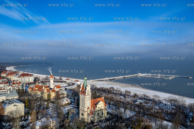 Zima w Sopocie. Nz. molo.
08.01.2026
fot. Krzysztof...