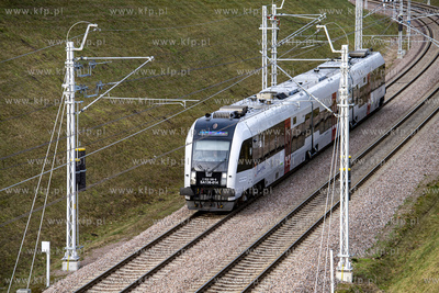Pociąg Pomorskiej Kolei Metropolitalnej. 16.01.2023...