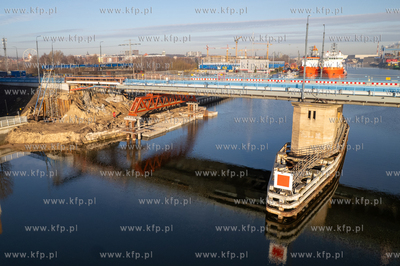 Remont Mostu Siennickiego. 19.03.2026 fot. Paweł Marcinko...