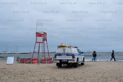 Sopot. Sztorm na Bałtyku. 14.09.2024 / fot. Anna Rezulak...