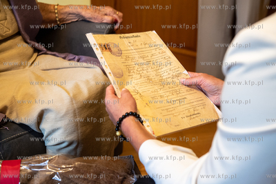 Przyjęcie z okazji 103. urodzin pani Krystyny Ramułt...