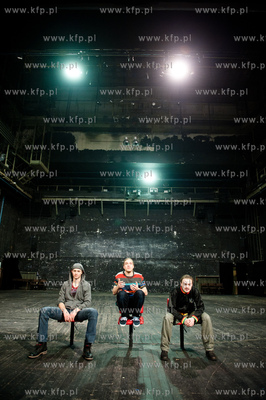 Gdansk. Teatr Wybrzeze. Proba do spektaklu pt Faza...