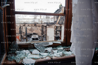 Gdansk. Trakt Sw. Wojciecha. Wybuch butli z gazem oraz...