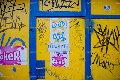 Gdansk. Wrzeszcz. Kolektura Lotto. Kumulacja 40 000...