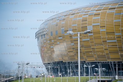 Gdansk Letnica. Stadion PGE Arena na kilkanacie dni...