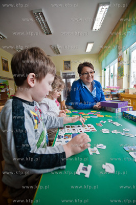 Gdansk. Zaspa. Przedszkole nr 66. Wizyta wiceministra...