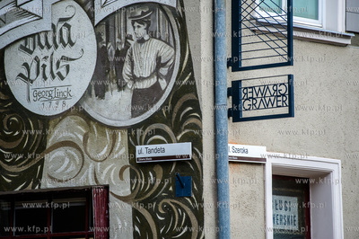 Gdansk. Odnowione fasady kamienic przy ulicy Szerokiej.
09.02.2015
fot....