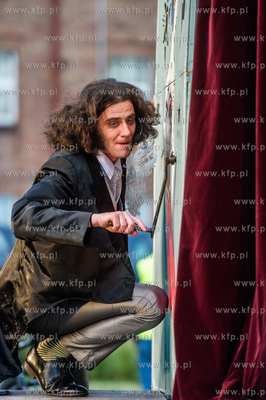 Gdansk. Gora Gradowa. XIX Miedzynarodowy Festiwal Teatrow...