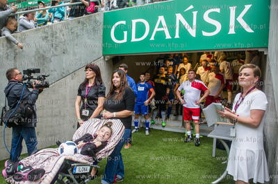 Energa Stadion Gdańsk. Charytatywny mecz piłkarski...