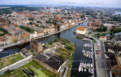 Gdansk Glowne Miasto z lotu ptaka popularnie zwane...