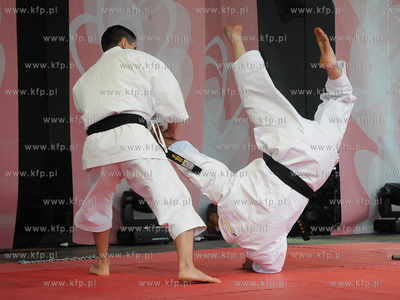 III Ogolnopolski Zlot Fanow M jak Milosc. Pokaz karate...