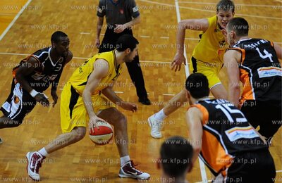 Sopot. Polska Liga Koszykowki. Mecz Trefl Sopot kontra...