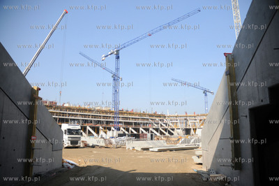 Budowa stadionu PGE Arena na Gdanskiej Letnicy.
25.03.2010
fot....