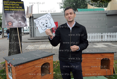 Podczas heppeningu "Zerwijmy lancuch" na Bulwarze Szwedzkim...