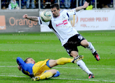 Gdynia. Meczu polfinalowy Pucharu Polski Arka Gdynia...