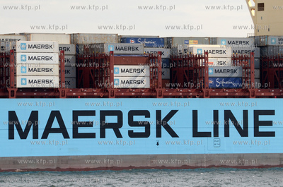 Najwiekszy kontenerowiec swiata Maersk Mc-Kinney Moller...