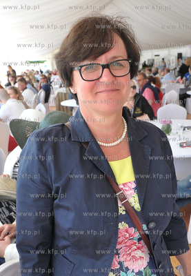 Sopot. Hipodrom. Zawody CSIO. Zaproszeni goscie. Nz...