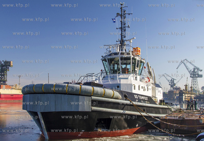 SD Tempest, holownik typu RotorTug z trzema pędnikami...