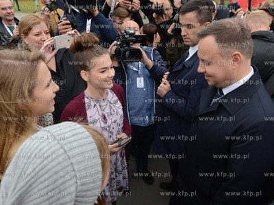 Gdynia. Prezydent Andrzej Duda odwiedził, podczas...
