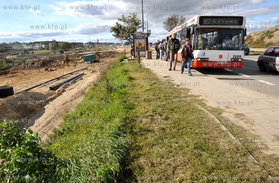 Budowa wezla drogowego Karczemki i trasy WZ w Gdansku...
