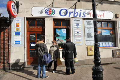 Biuro Orbis Travel w Gdansku na ul. Podmlynskiej. 29.09.2010...