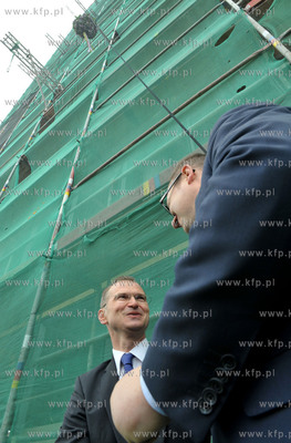 Gdansk, Wrzeszcz, al. Grunwaldzka. Uroczystosc zawieszenia...