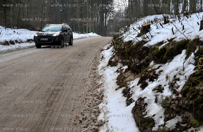 Lesna droga pomiedzy Sulminem na Kaszubach, a Otominem....