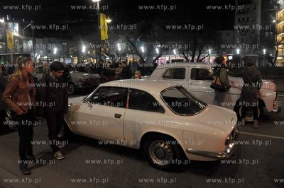 Gdynia. Impreza Swietojanska wita wiosne. Jedna z atrakcji...