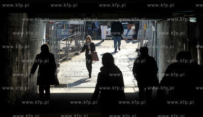 Gdansk Wrzeszcz. Dworzec PKP. Przejscie pod torami...