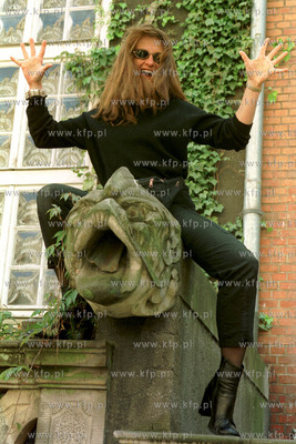 Beata Pozniak, aktorka z Gdanska, mieszkajaca obecnie...