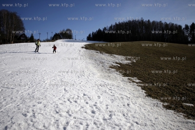 Wieżyca koło Szymbarka. Stok narciarski. 04.03.2012...