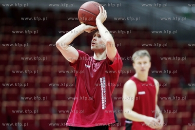 Sopot. Ergo Arena. Trening koszykarskiej druzyny narodowej...